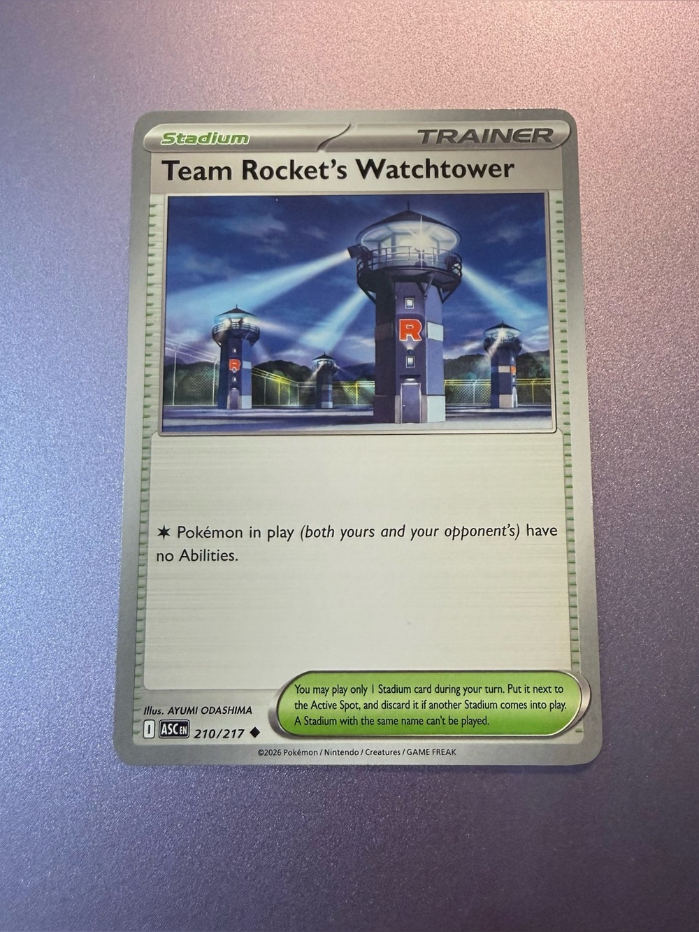 Pokemon TCG Team Rocket’s Watchtower 210/217